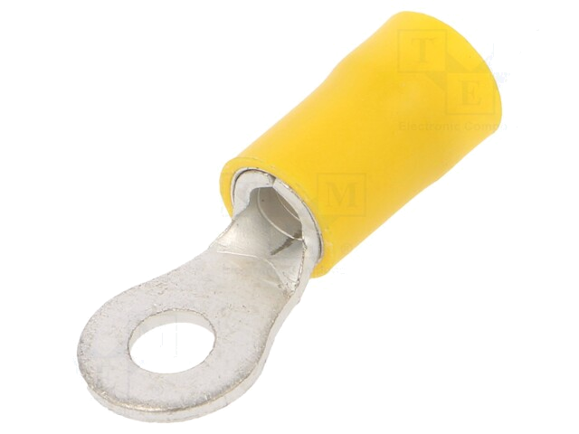 Uiteinde: oog; M4; Ø: 4,3mm; 4÷6mm2; klemmen; voor draad; geïsoleerd Uiteinde: oog; M4; Ø: 4,3mm; 4÷6mm2; klemmen; voor draad; geïsoleerd